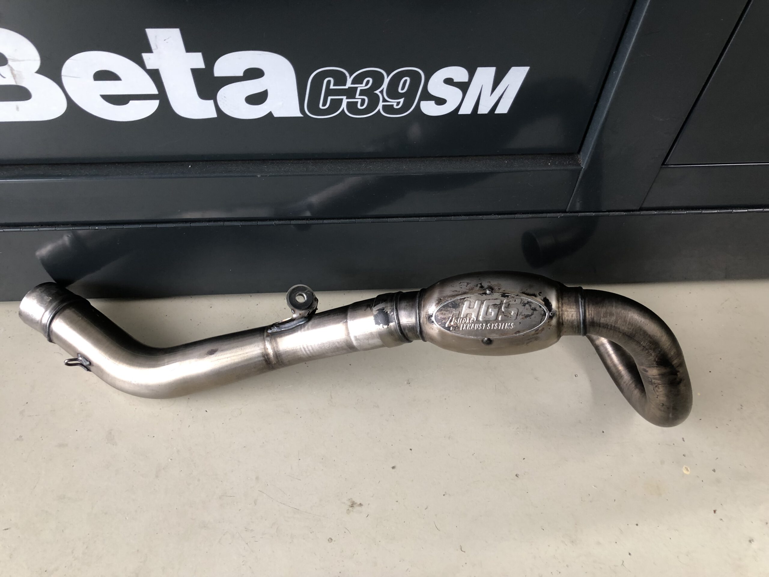 HGS Auspuff Anlage KTM / Husqvarna / Gasgas 250/350 3-Teilig