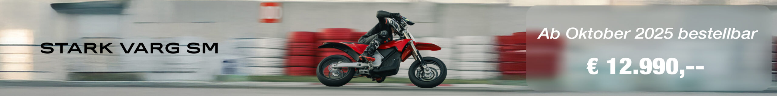 Stark Varg SM Super Moto 2025 - Twenty Suspension Banner