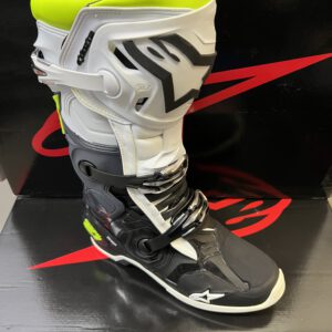 Alpinestars Tech 10 Stiefel Weiß/Neon Gelb